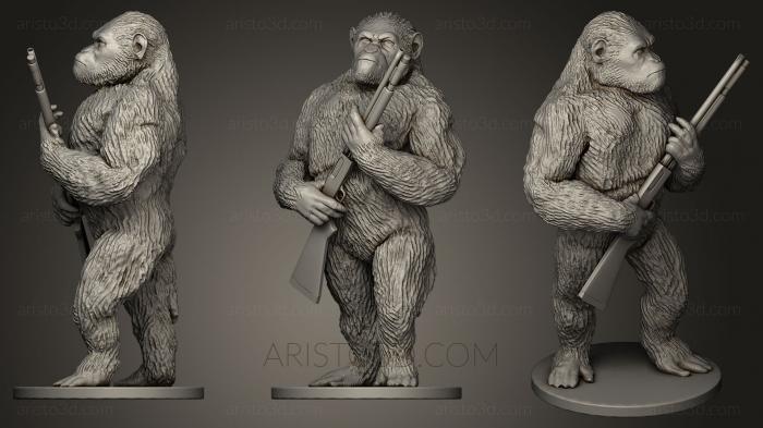 Animal figurines (STKJ_0180) 3D model for CNC machine